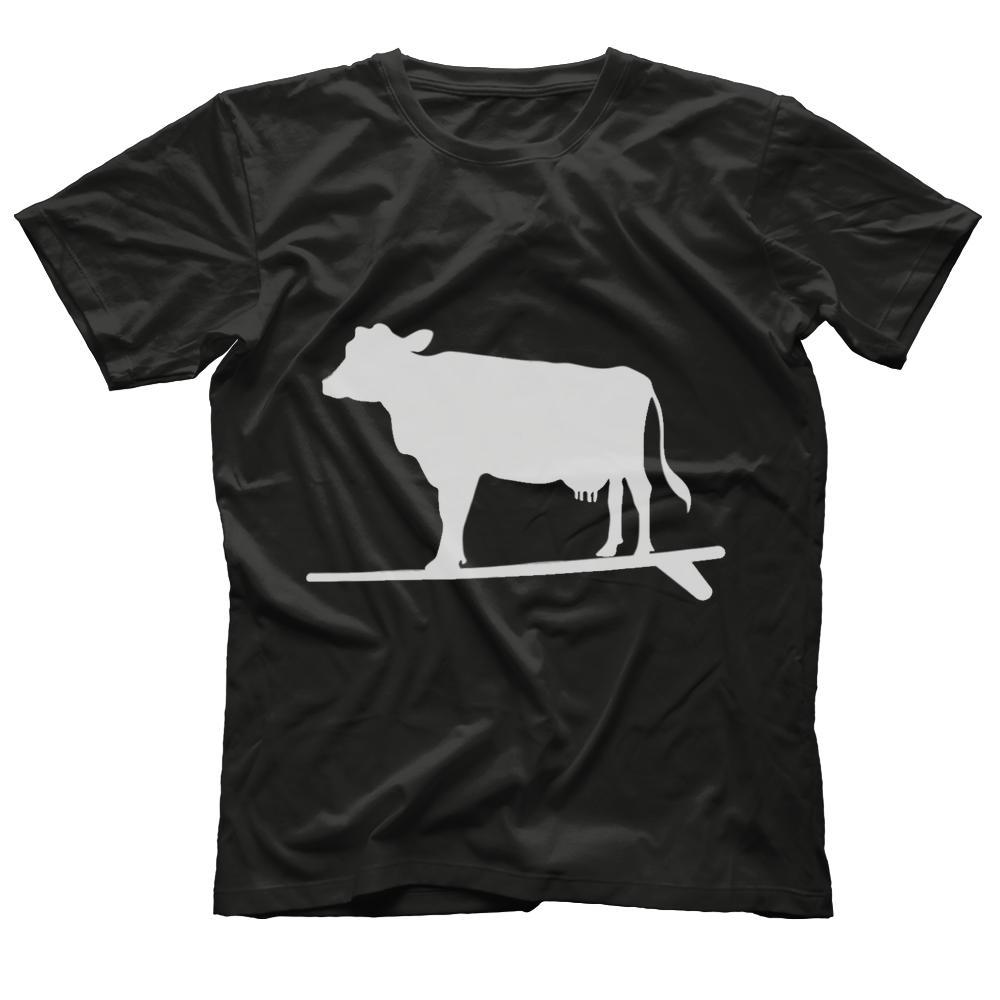 Surf And Turf Surfing Cow Shirt