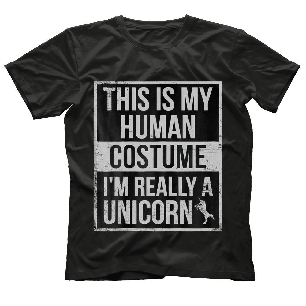 This Is My Human Costume I'm Really A Unicorn T-Shirt