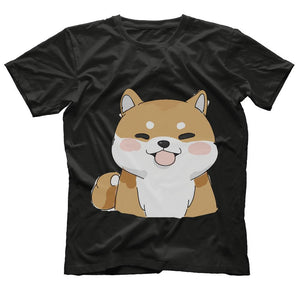 Shiba Inu T-shirt - Cute Japanese cartoon shiba dog