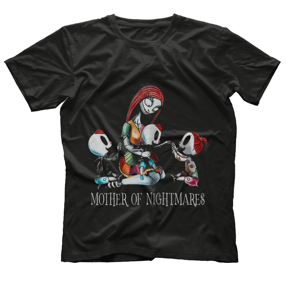 Womens Two Boys One Girl Mother of Nightmares T-Shirt Halloween