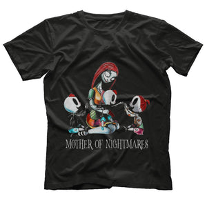 Womens Two Boys One Girl Mother of Nightmares T-Shirt Halloween
