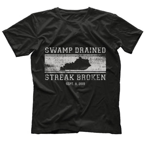 Swamp Drained Streak Broken Kentucky Football Shirt