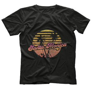 Santa Monica, California - Retro Vintage City Shirt