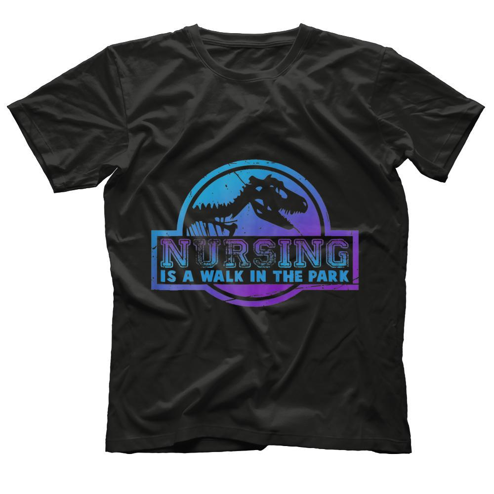 Nursing Is A Walk In The Park Tshirt Funny Nurse Gifts