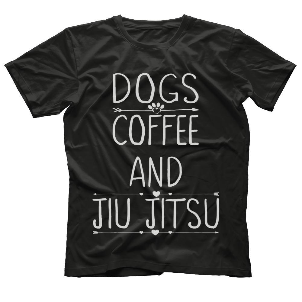 Brazilian Jiu Jitsu Shirt Jiu Jitsu Tee for Coffee Dog Lover