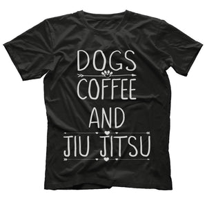 Brazilian Jiu Jitsu Shirt Jiu Jitsu Tee for Coffee Dog Lover