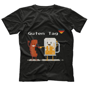 Guten Tag Beer And Sausage T-Shirt - German Greeting Gift