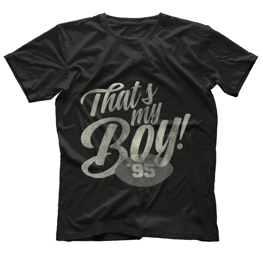 That's My Boy #95 T-Shirt Cute Football Mom Shirt