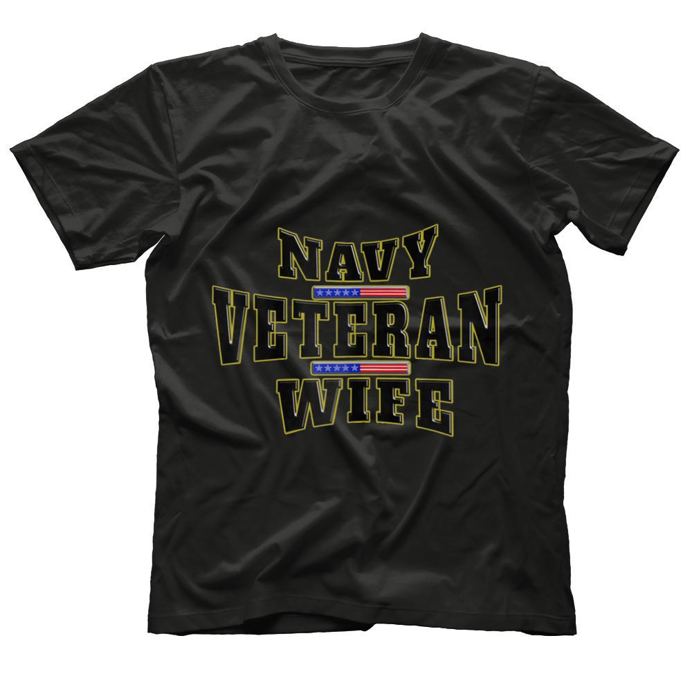 Navy Veteran WIFE United States - American Pride US T-Shirt