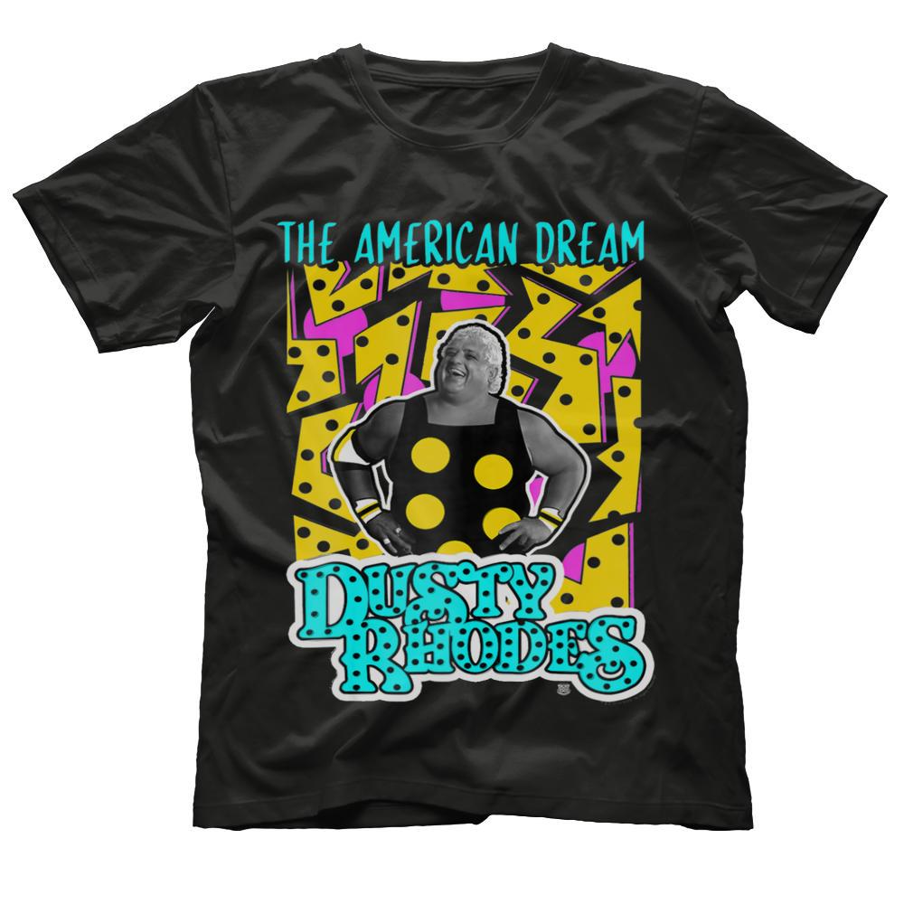 WWE NERDS - Dusty Rhodes Neon Photoreal T-shirt