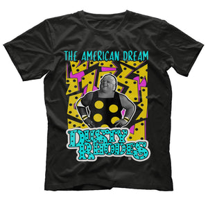 WWE NERDS - Dusty Rhodes Neon Photoreal T-shirt