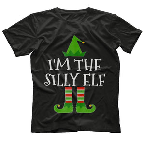 I'm The Silly Elf Matching Family Group Christmas T Shirt