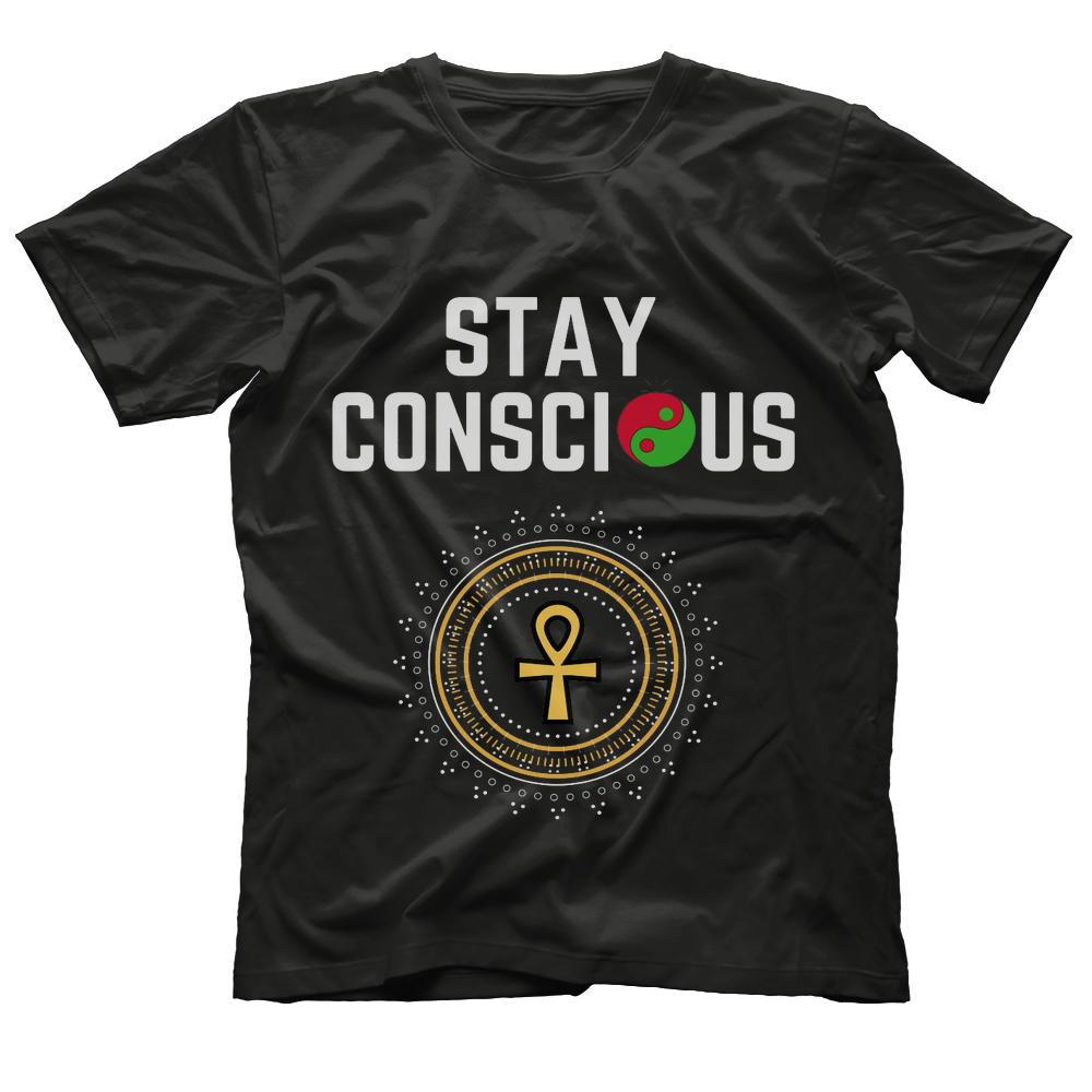 Stay Conscious - Afrocentric Clothing T-Shirt