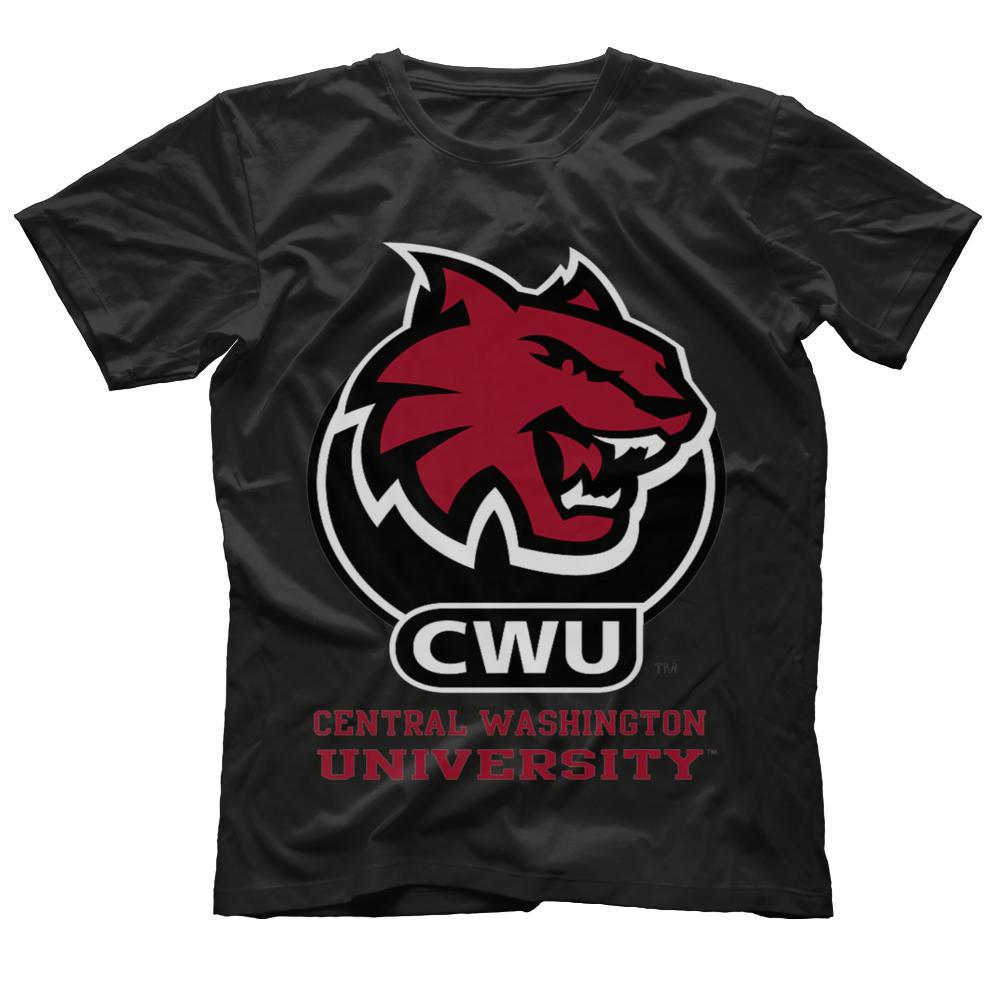 Womens Central Washington CWU Wildcats T-Shirt PPCWU45