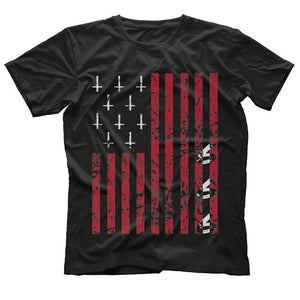 Satanic Flag T-Shirt Satan Daily Life Gift Satan Church