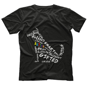 Autism Awareness Dog T-Shirt for Men Women Kids