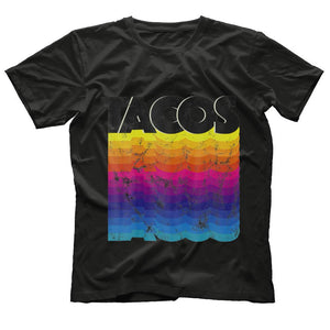 Tacos Shirt Distressed Retro Style Taco T-Shirt
