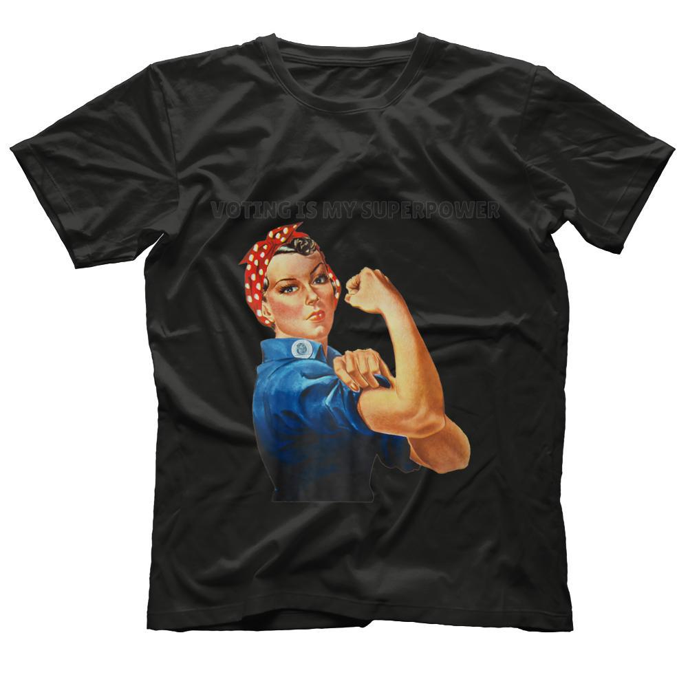 Voting Is My Superpower Tshirt Badass Feminist Womens Rights