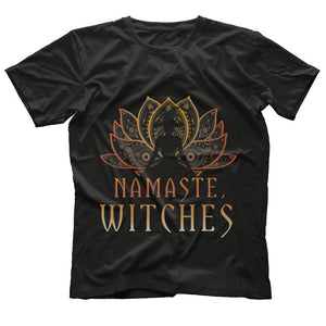 Namaste Witches Funny Halloween Yoga Shirt Costume
