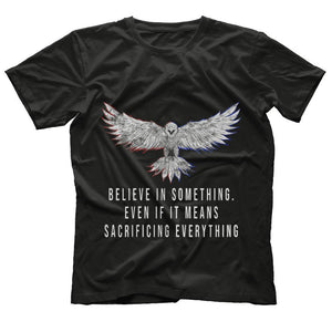 Believe in Something Patriotic Sacrifice Eagle T-Shirt