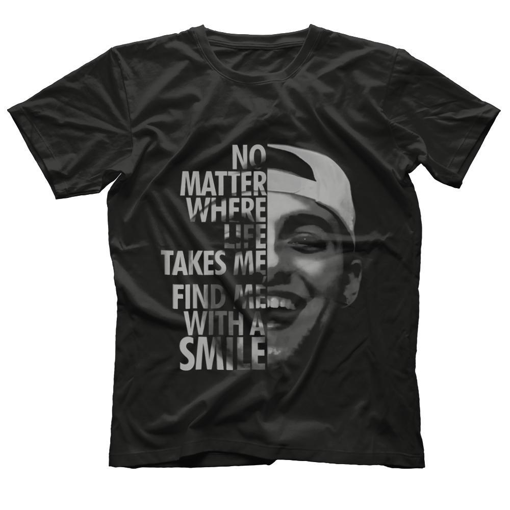 No Matter Where Life Takes Me Find Me With A Smile T Shirt