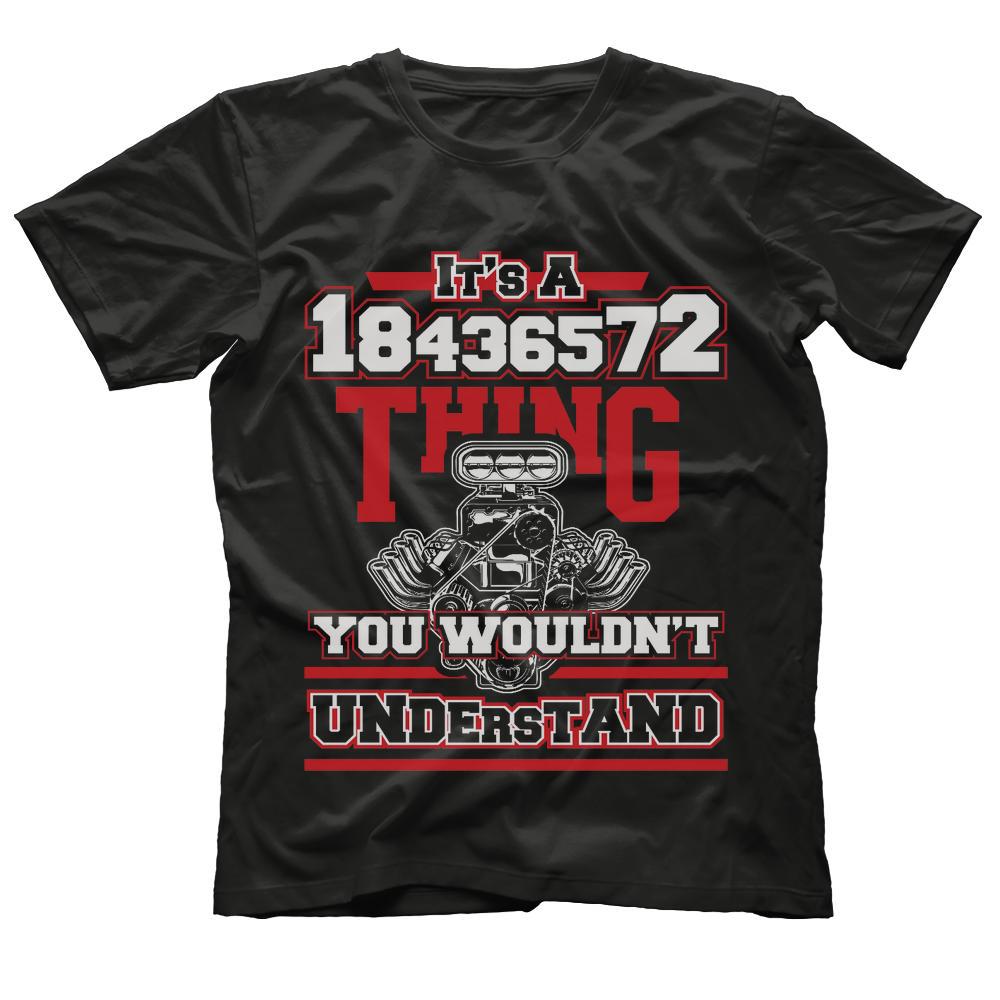 Funny V8 Engine Firing Order 18436572 T-Shirt for Car Guys