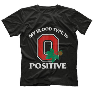 State Of Ohio My Blood Type Is Positive Supportive T-Shirt F