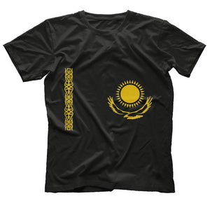 Kazakhstan Flag T-Shirt, Funny Custome Vexillology Shirt