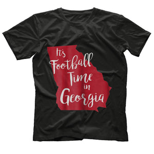 Womens Cute Georgia Football Time UGA Womens Mom Cute T-Shirt